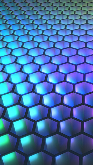 abstract hexagon iphone background