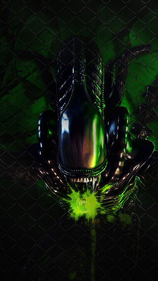 alien phone wallpaper