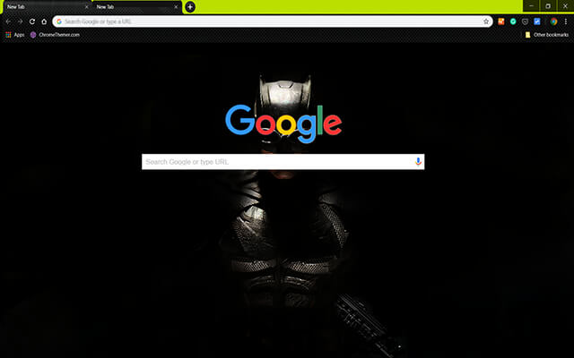 Batman Black Chrome Theme