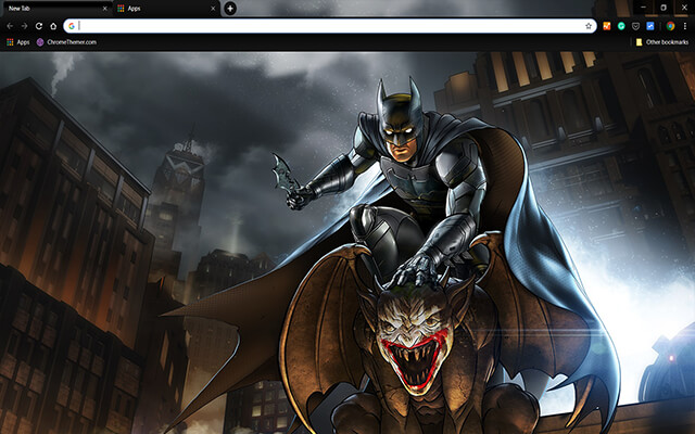 Batman Enemy Within Chrome Theme