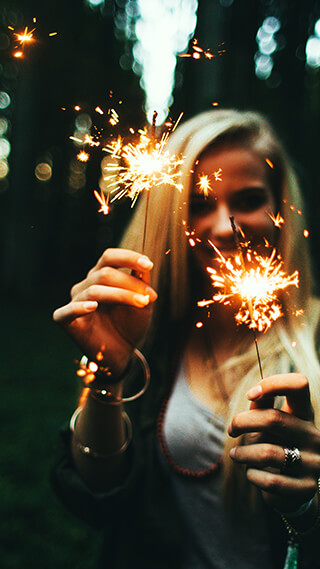 beautiful sparklers iphone background