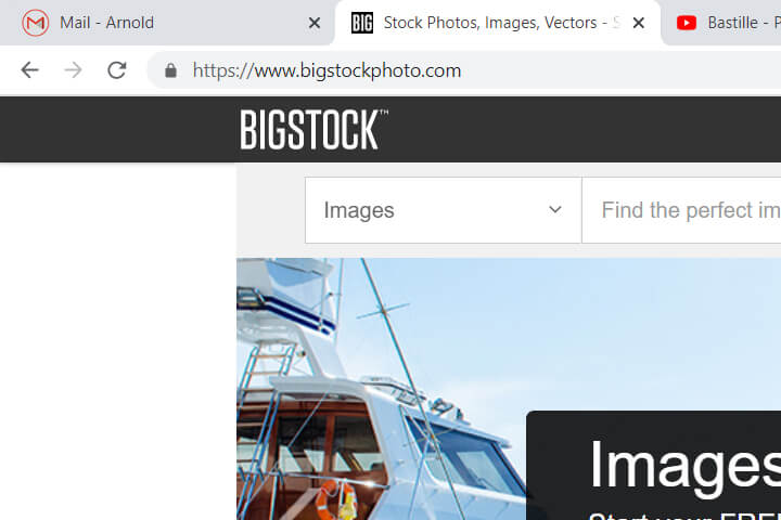 this is a screenshot of bigstockphoto.com