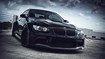 Black BMW 4K Wallpaper