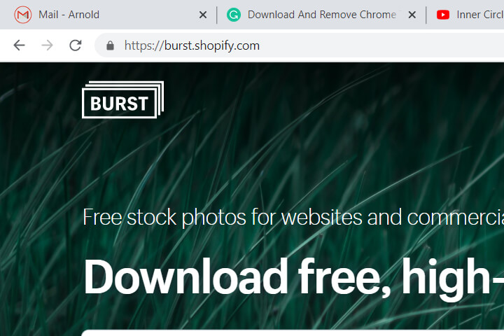 this is a screenshot of burst.com