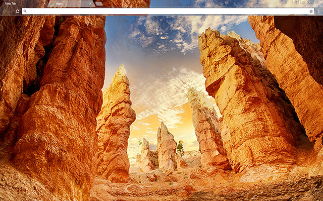 Canyon Rock Google Chrome Theme