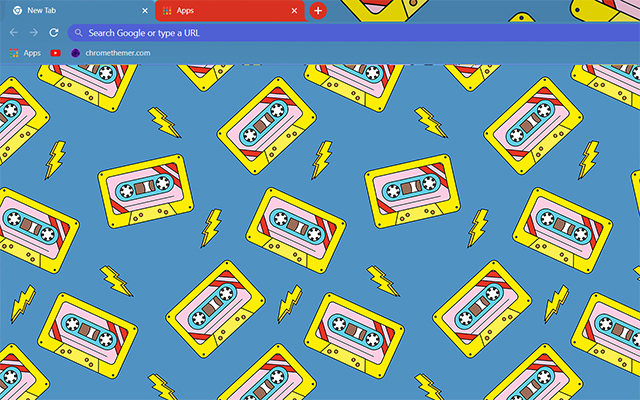 Casette Tapes Google Chrome Theme - Theme For Chrome
