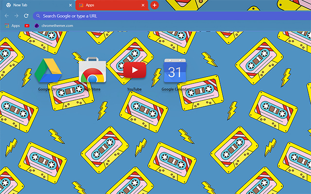Casette Tapes Google Theme - Theme For Chrome