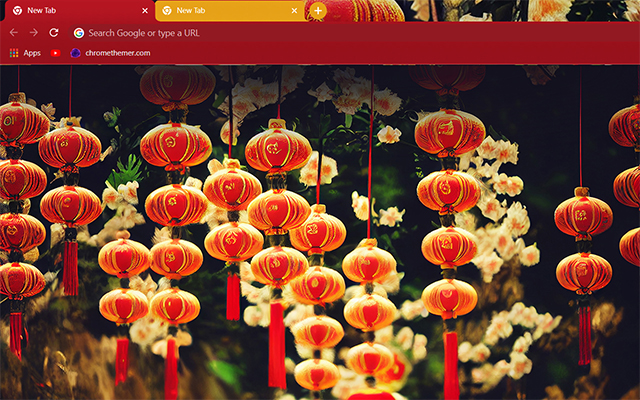 Chinese New Year Google Chrome Theme - Theme For Chrome