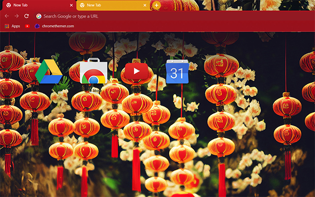 Chinese New Year Google Theme - Theme For Chrome