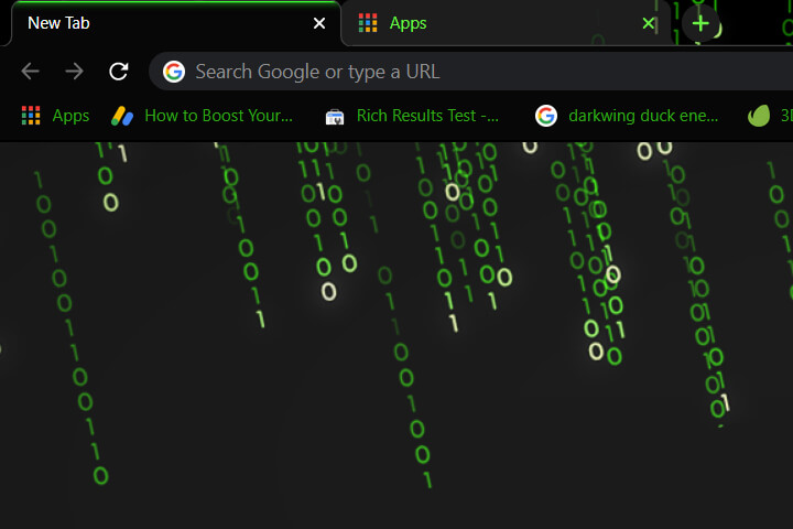 hacker theme for google chrome