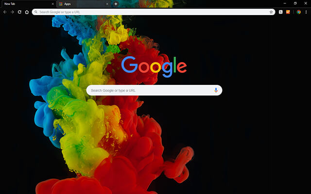 Color Abstraction Chrome Theme