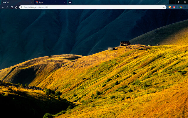 Colorful Sunset Google Chrome Theme