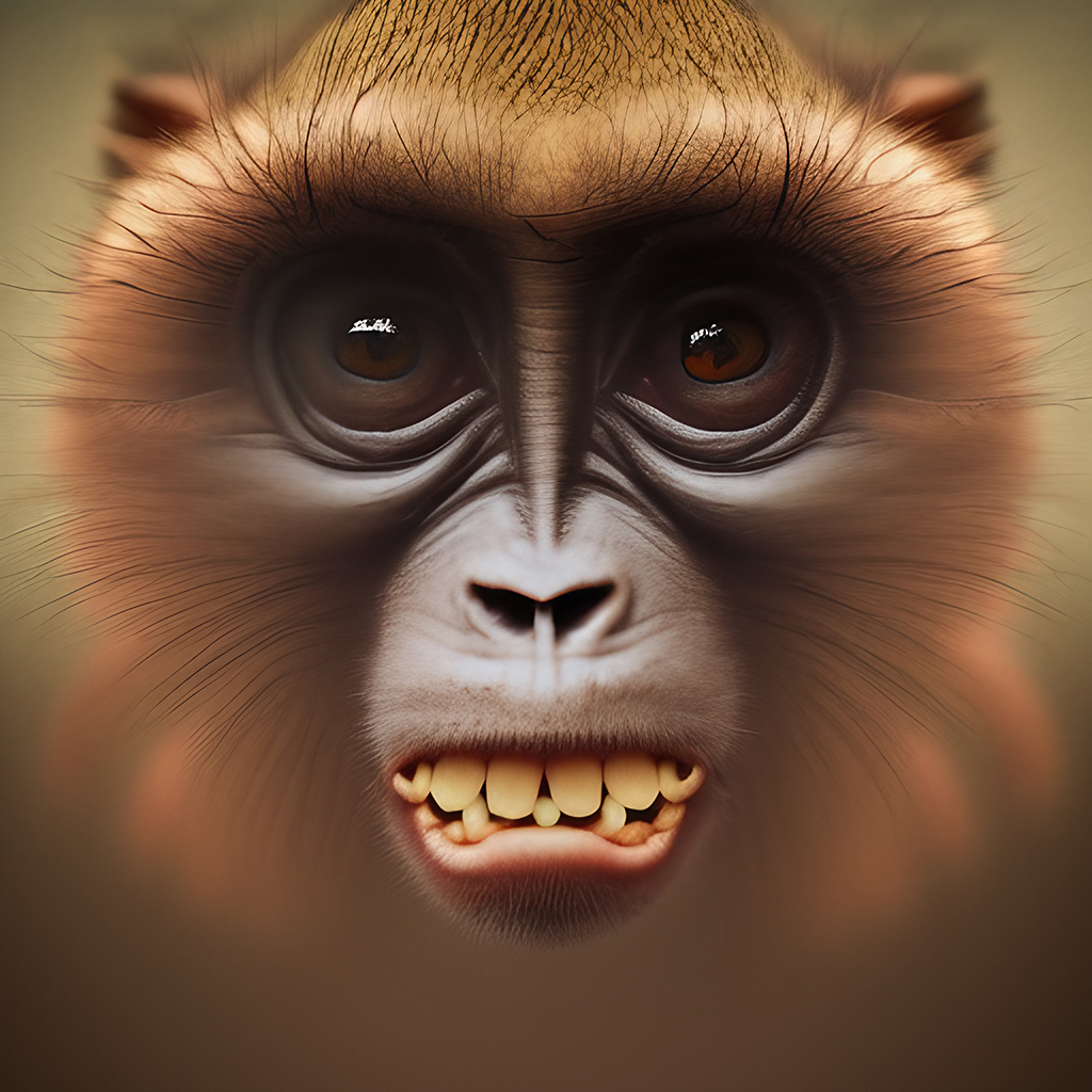 Evil Eyed Monkey
