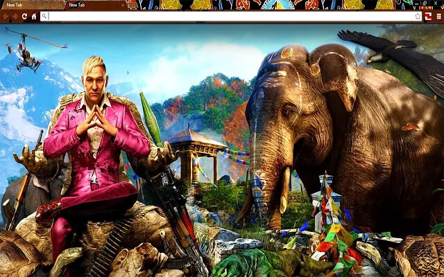 Far Cry 4 Wild Edition Google Chrome Theme