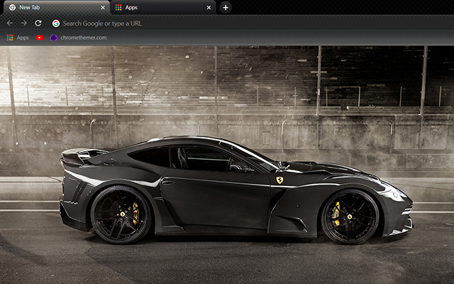 Ferrari F12 Google Chrome Theme