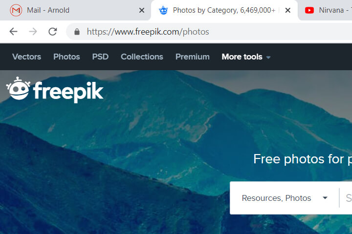 this is a screenshot of freepik.com