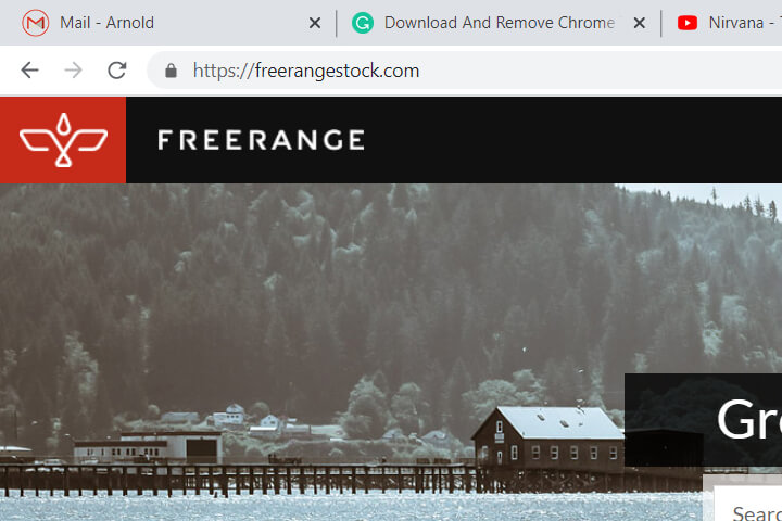this is a screenshot of freerangestock.com