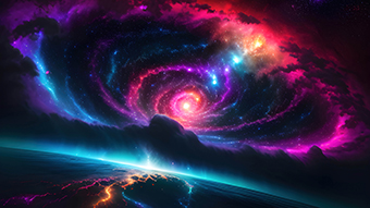 Galaxy Space 8K Wallpaper