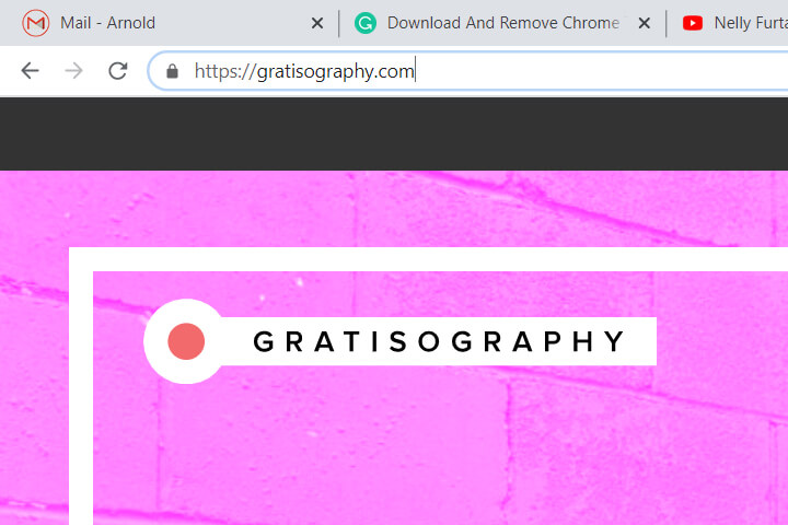 this is a screenshot of gratisography.com