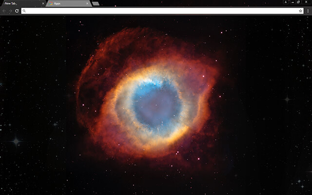 Helix Nebula Google Chrome Theme