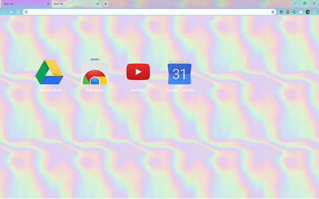 Holographic Theme For Chrome