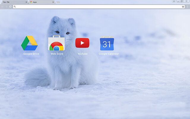 Iceland Fox Google Theme - Theme For Chrome