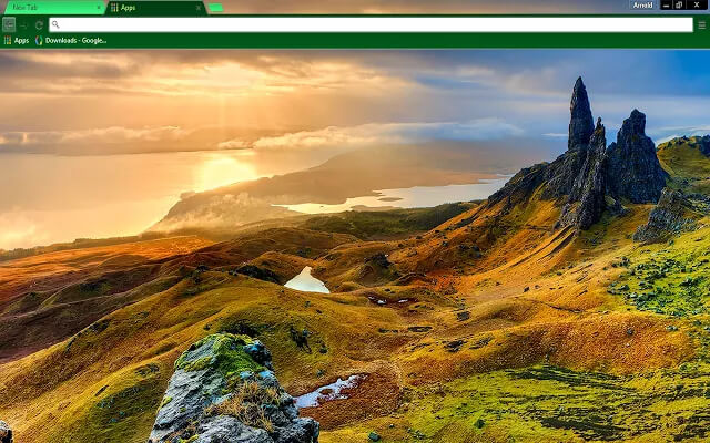 Isle Of Skye Scotland Google Chrome Theme