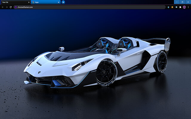 Lamborghini SC20 Roofless Google Chrome Theme - Theme For Chrome
