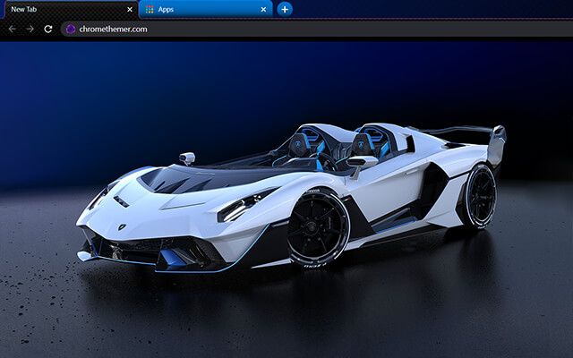 Lamborghini SC20 Roofless Chrome Theme - Theme For Chrome