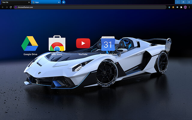 Lamborghini SC20 Roofless Google Theme - Theme For Chrome