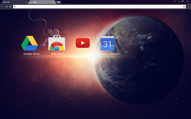 Lone Space Theme For Chrome