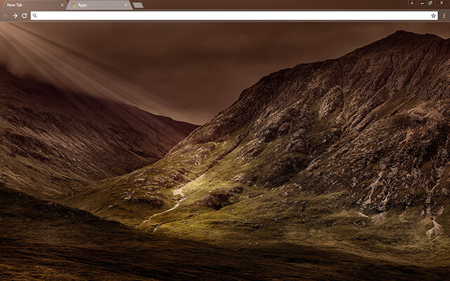 Mountains Google Chrome Theme