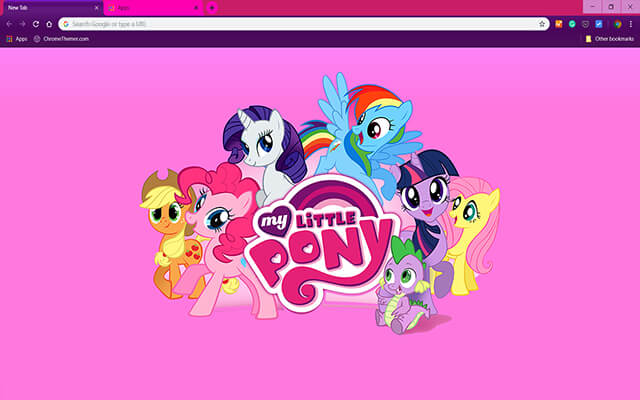 My Little Pony Google Chrome Theme