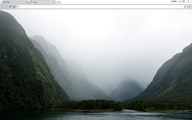 New Zealand Google Chrome Theme