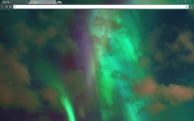 Northern Lights Google Chrome Theme