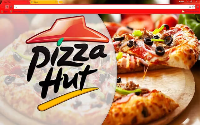 Pizza Hut Google Chrome Theme