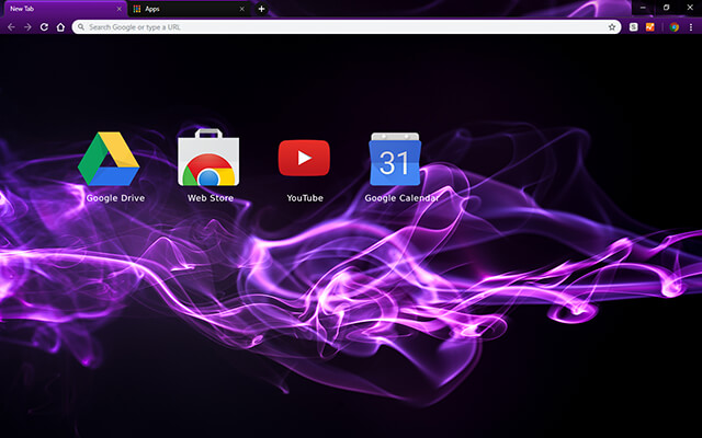 Purple Blaze Theme For Chrome