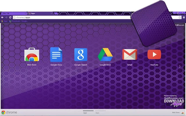 Purple Colmeia Google Chrome Theme