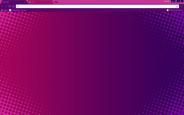 Purple Halftone Google Chrome Theme
