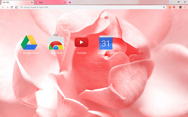 Rose Pink Theme For Chrome