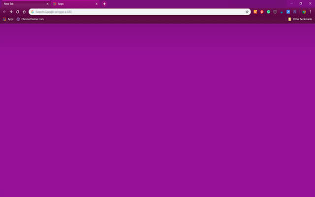 Royal Purple Google Chrome Theme