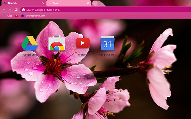 Sakura Google Theme - Theme For Chrome