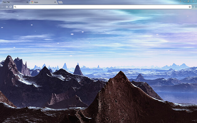 Scifi Planet Google Chrome Theme