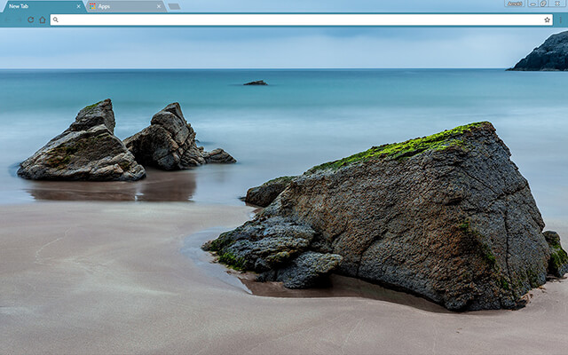 Sea Rocks Google Chrome Theme