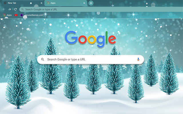Snowy Winter Chrome Theme - Theme For Chrome