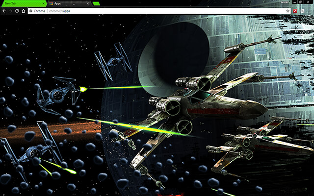 Star Wars Google Chrome Theme