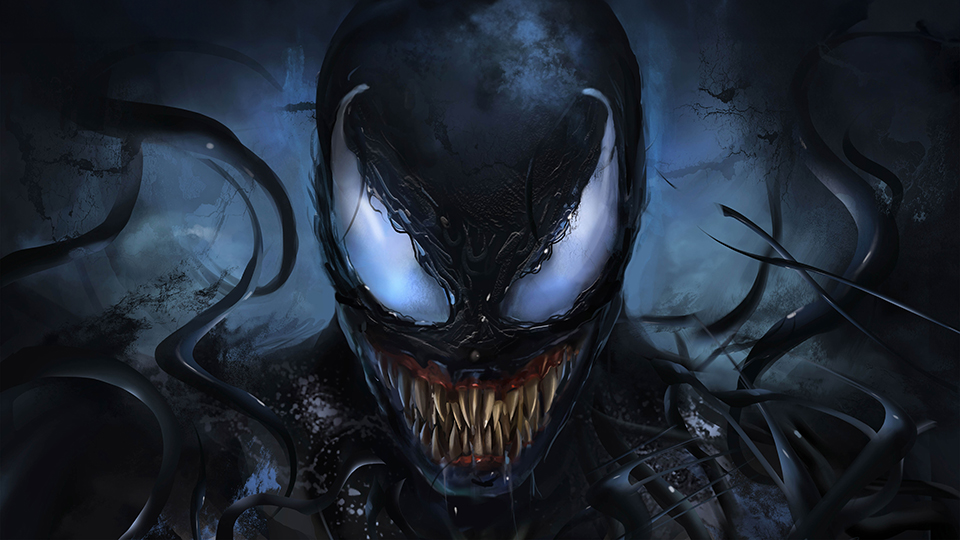 Venom Dark Wallpaper 8K