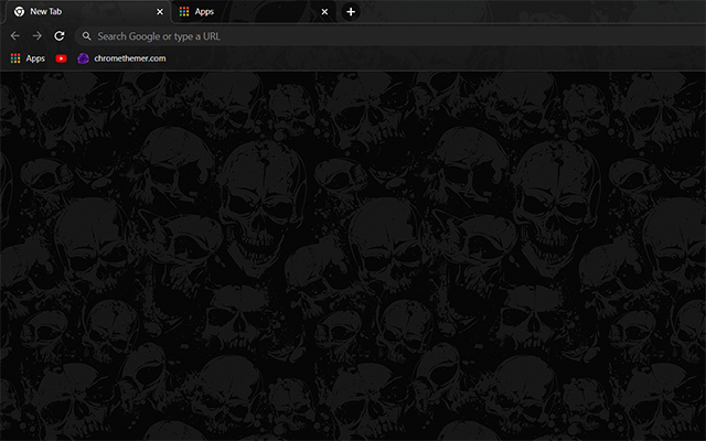 Wicked Skulls Google Chrome Theme - Theme For Chrome