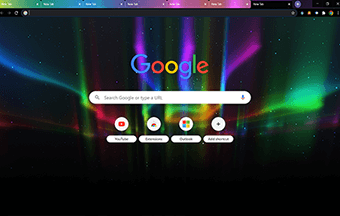 Aurora Google Chrome Theme