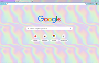 Holographic Google Chrome Theme